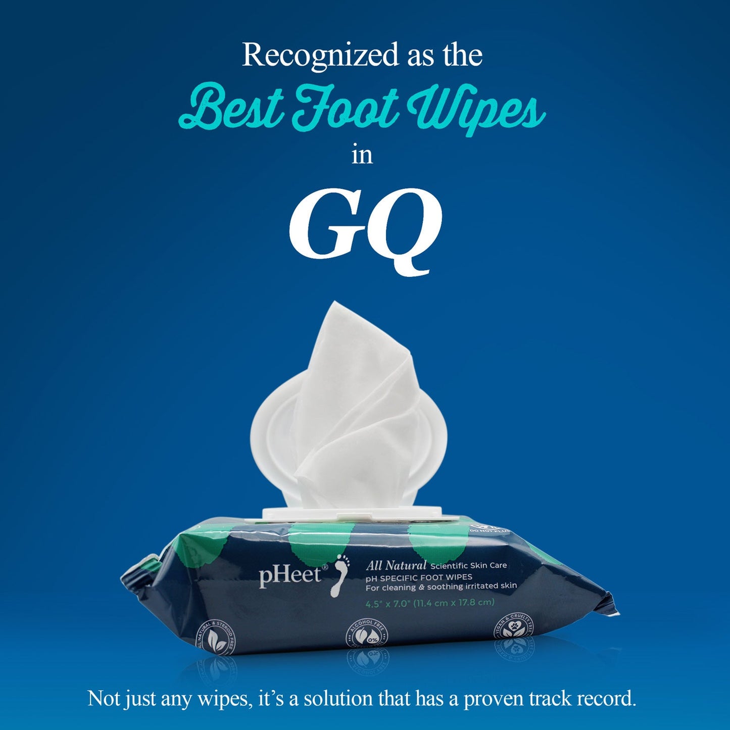 pHeet® Antifungal & Antibacterial Foot Wipes