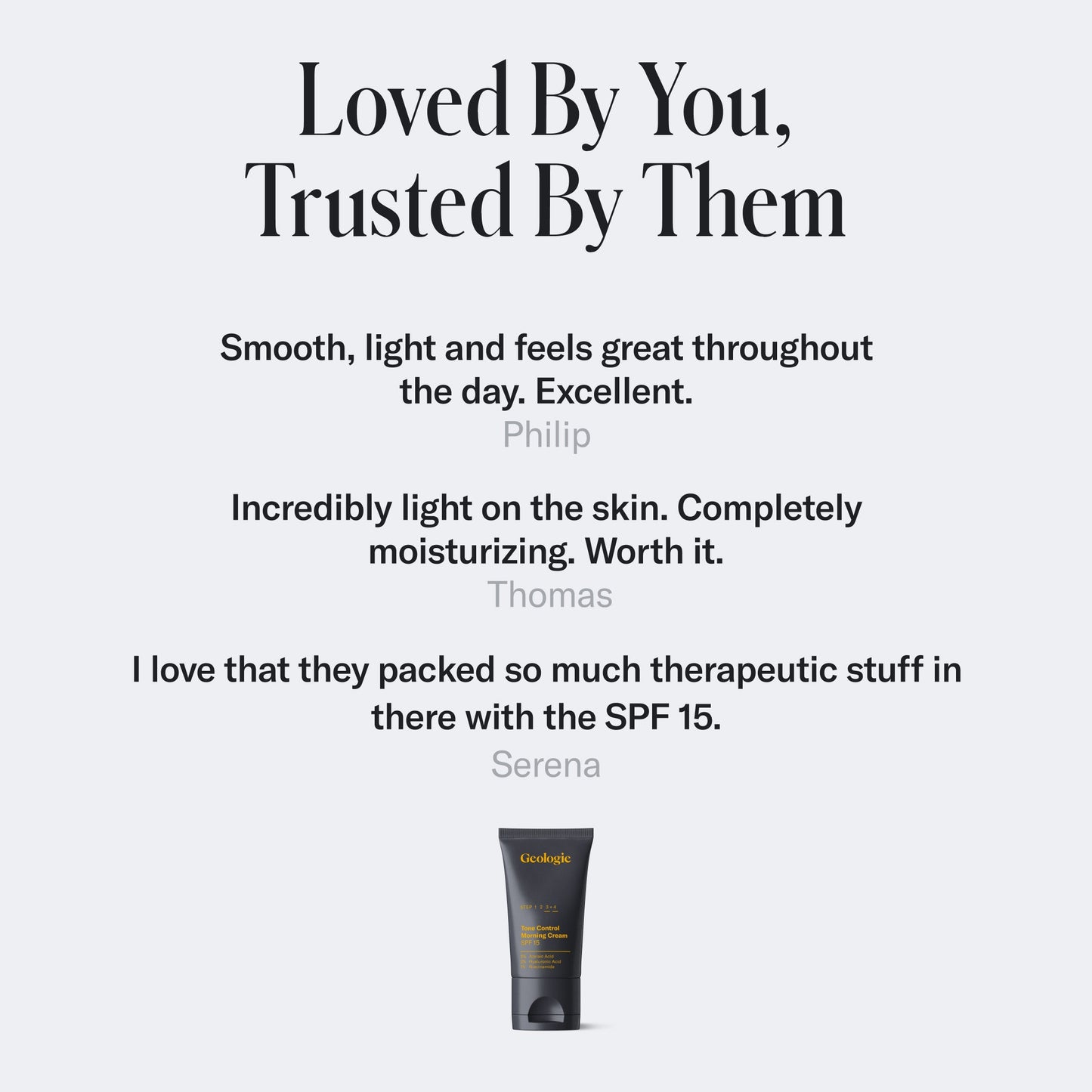 Tone Control Face Cream with SPF15