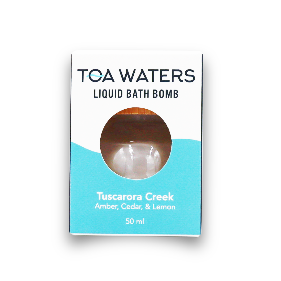 Tuscarora Creek Liquid Bath Bomb - Amber, Cedar, and Lemon