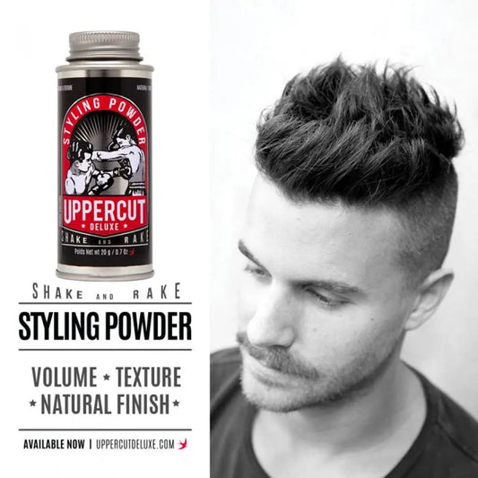 Uppercut Deluxe Styling Powder | Volume & Texture, Natural Finish, 0.7oz