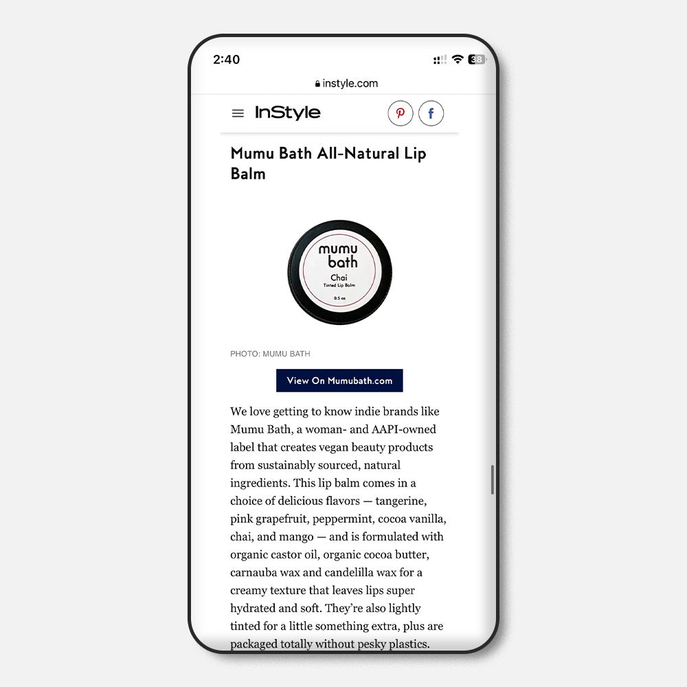 All Natural Vegan Lip Balm