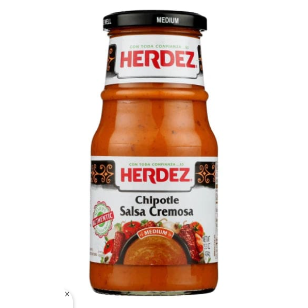 Herdez Salsa Chipotle Creamy - 15.3 Oz Jar (Case of 6)