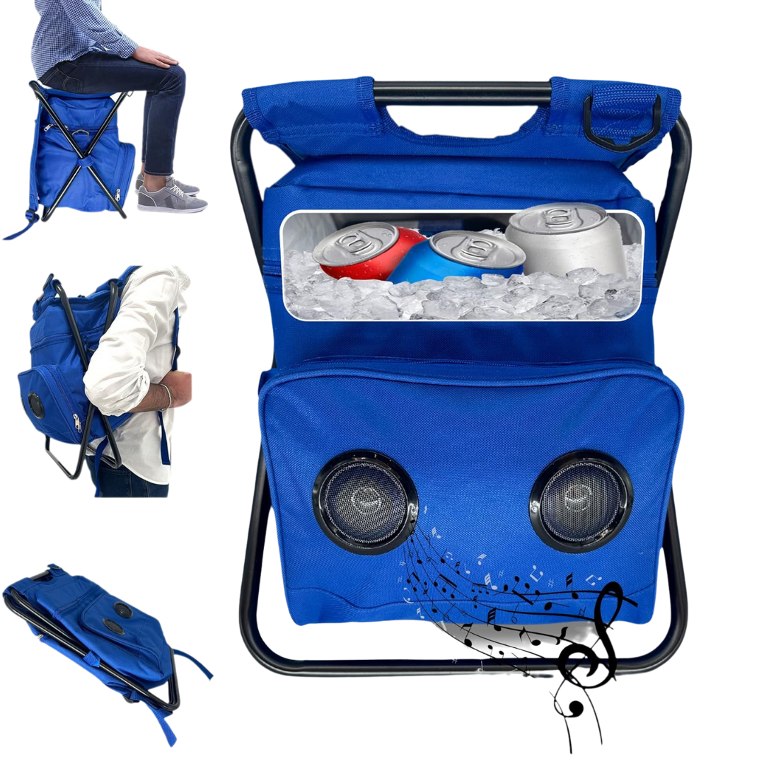 Wireless Speaker Cooler Chair Backpack (Portable)