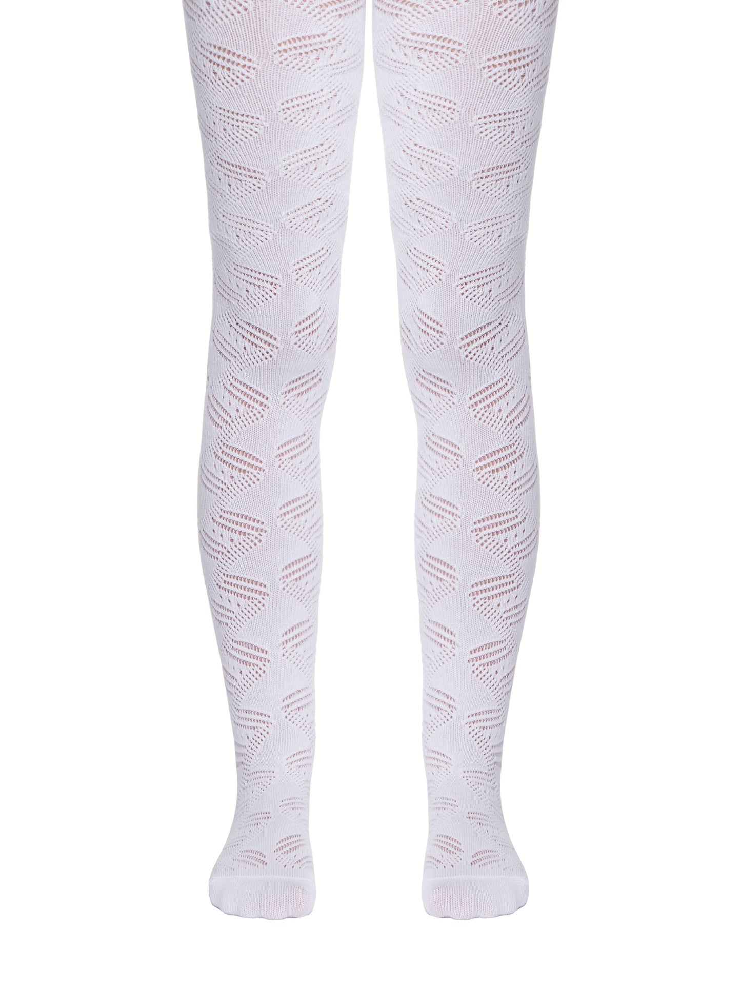 #7С-80СП(272) - Miss Conte-Kids Openwork Cotton Tights For Girls 6yr.-8yr.