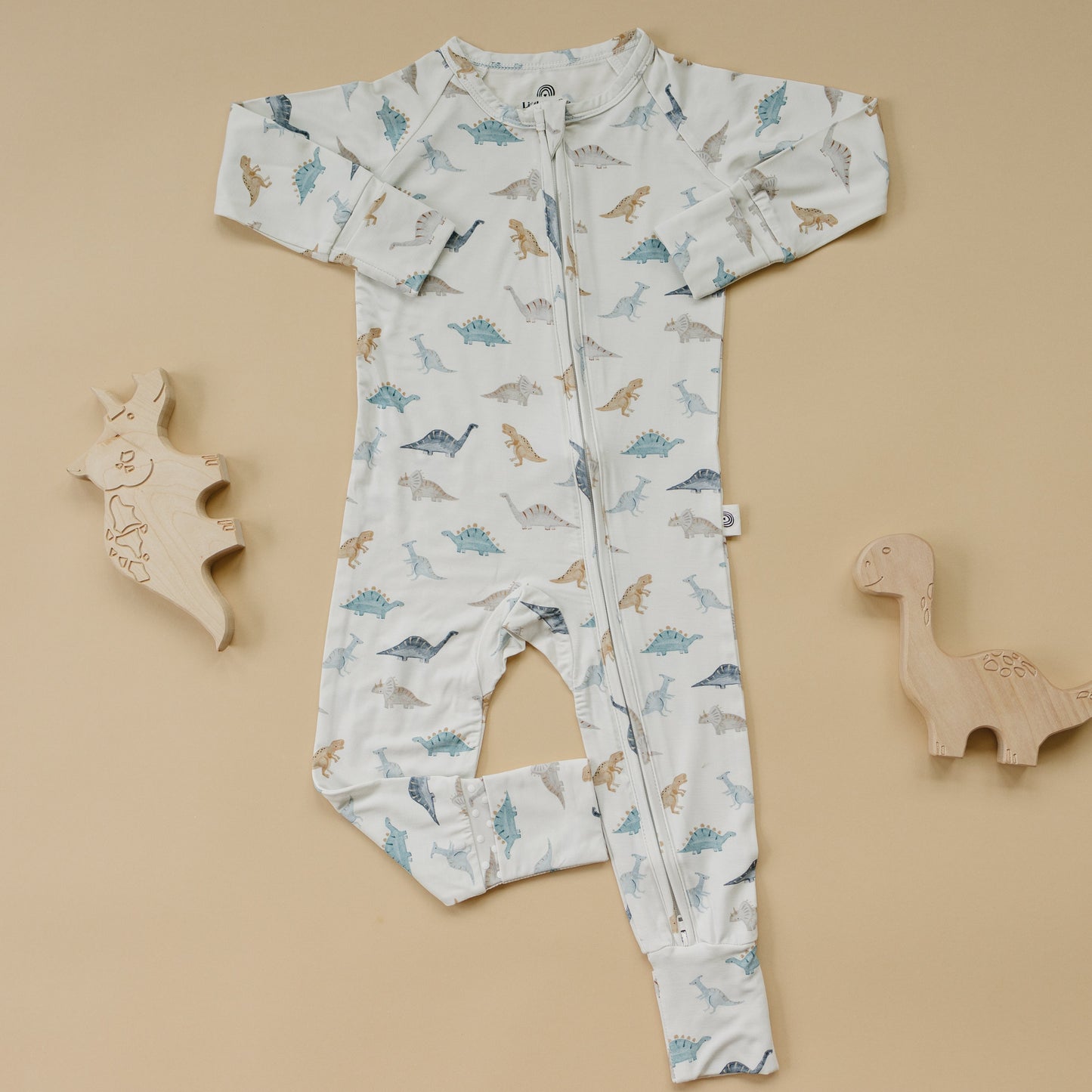 Snugglesaurus Bamboo Zippy Pajamas