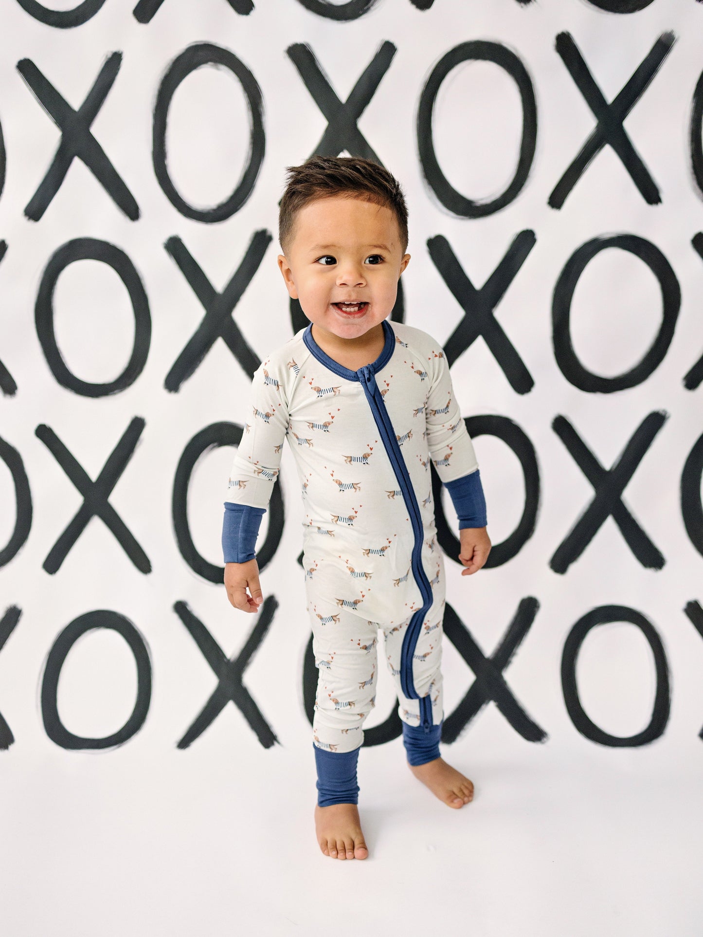 Puppy Love Bamboo Zippy Pajamas