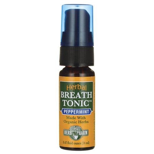 Herb Pharm Organic Breath Refresher Peppermint Tincture - 0.47 Oz