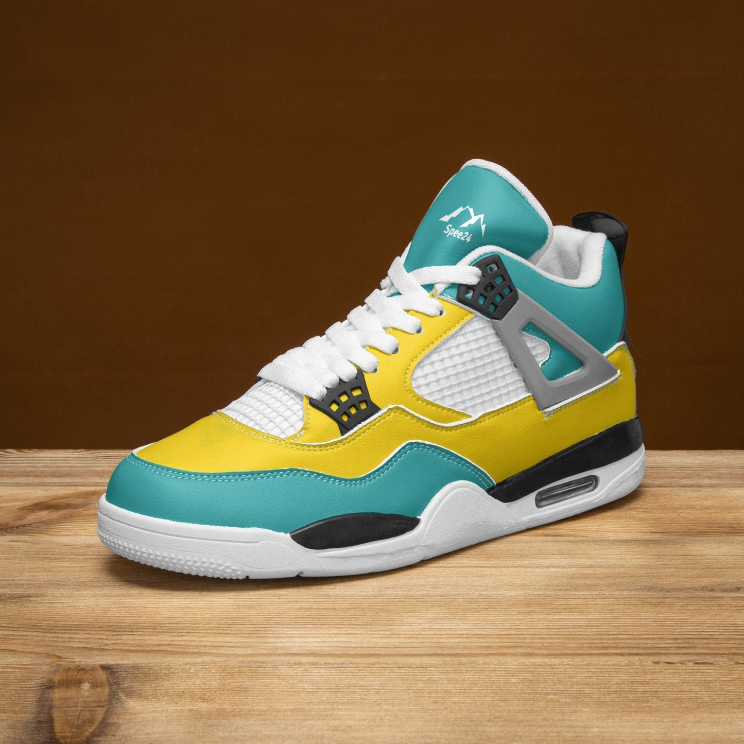 SHO-002W-24 Air Jordan Basketball Sneakers -White Sole