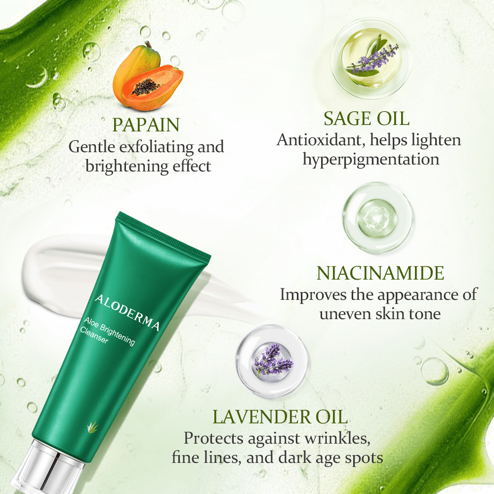 Aloe Brightening Facial Cleanser