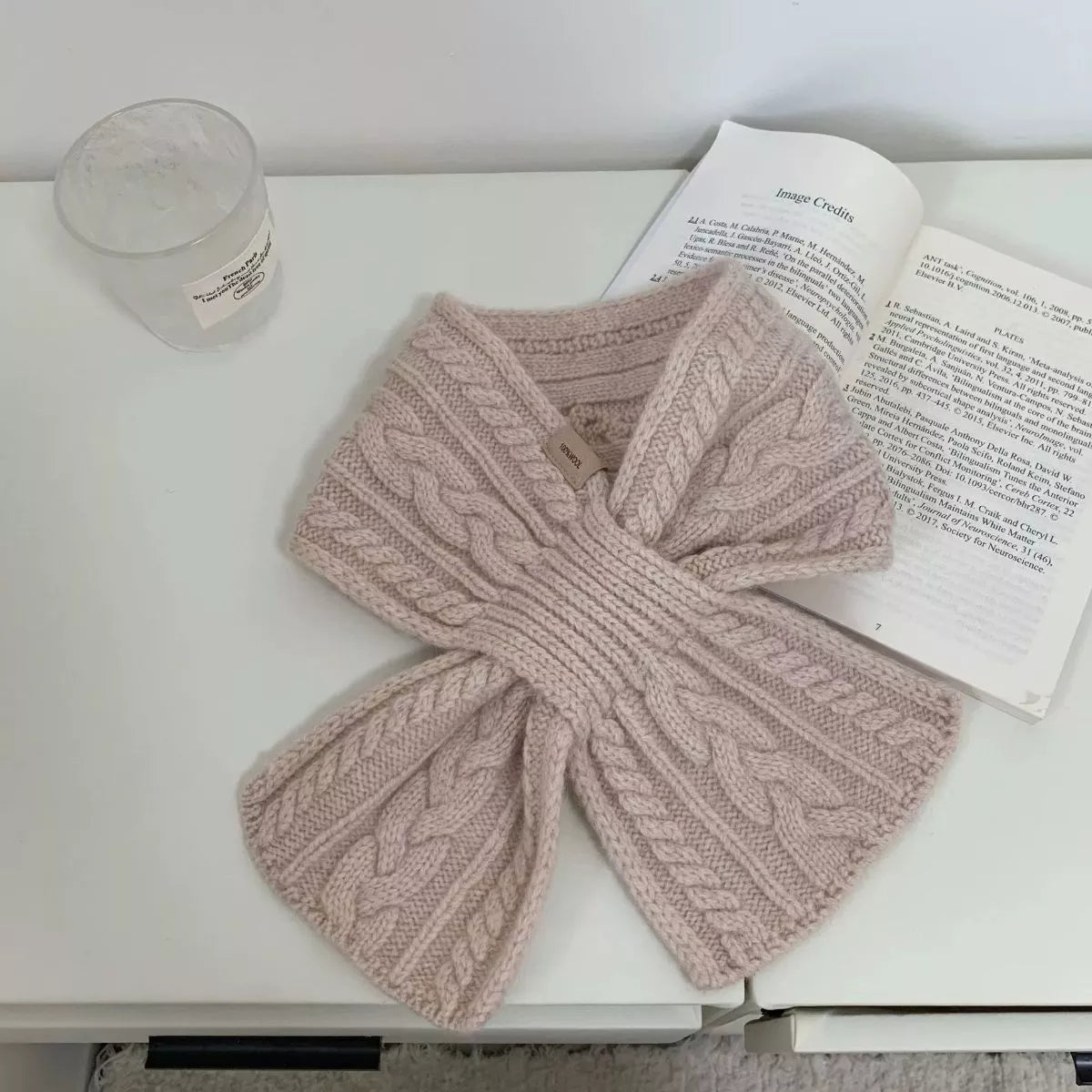 Cozy Cable Knit Scarf
