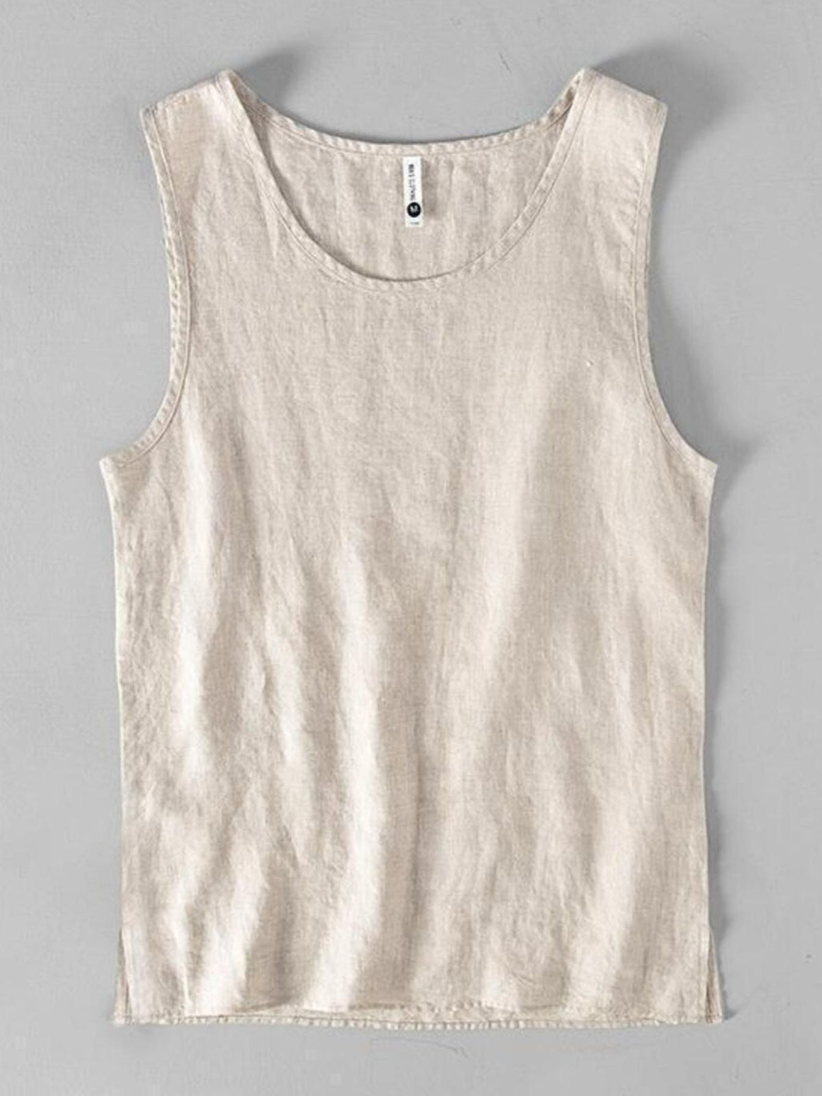 Men's Plus Size Round Neck Tank