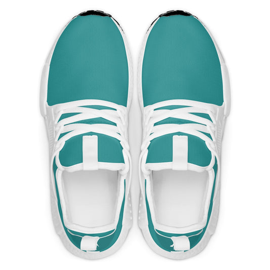 SHO-12GN-24 Teal Green Lightweight Athletic Sneakers for Women Breathable Running Shoes Comfortable Mesh Knit Shoes Casual Walking Sneakers