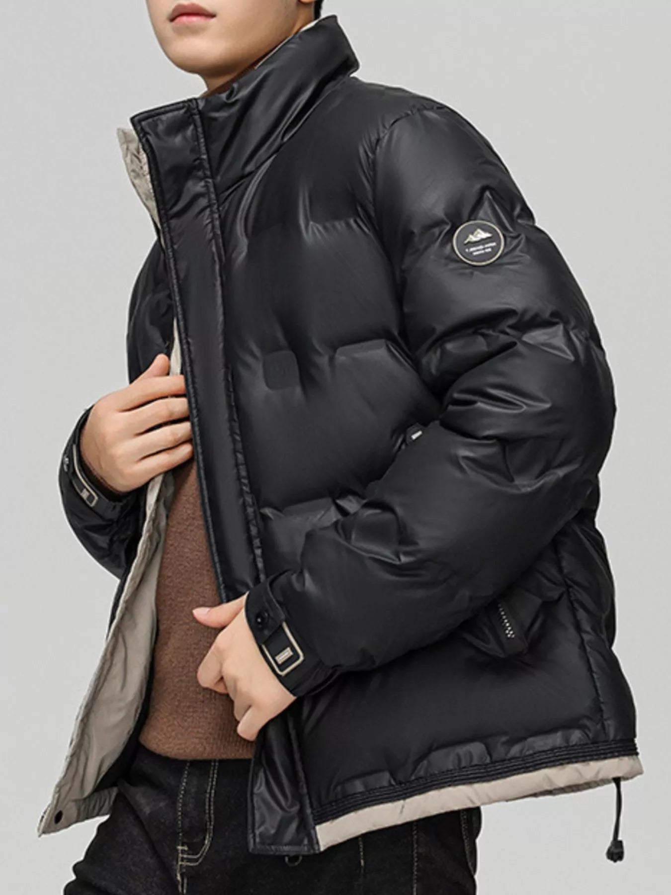 Men's Plus Size Warm Padded Lightweight Coat