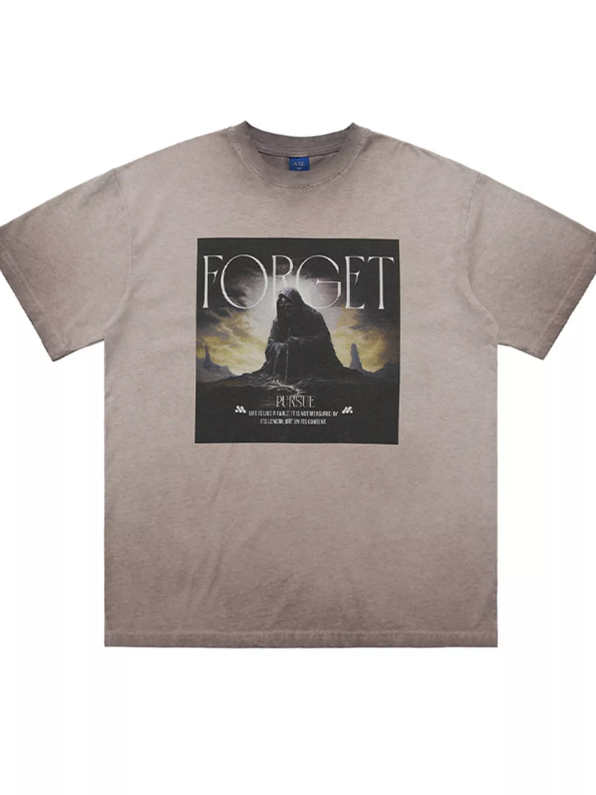 Men's Vintage Wash Graphic Oversized T-Shirt