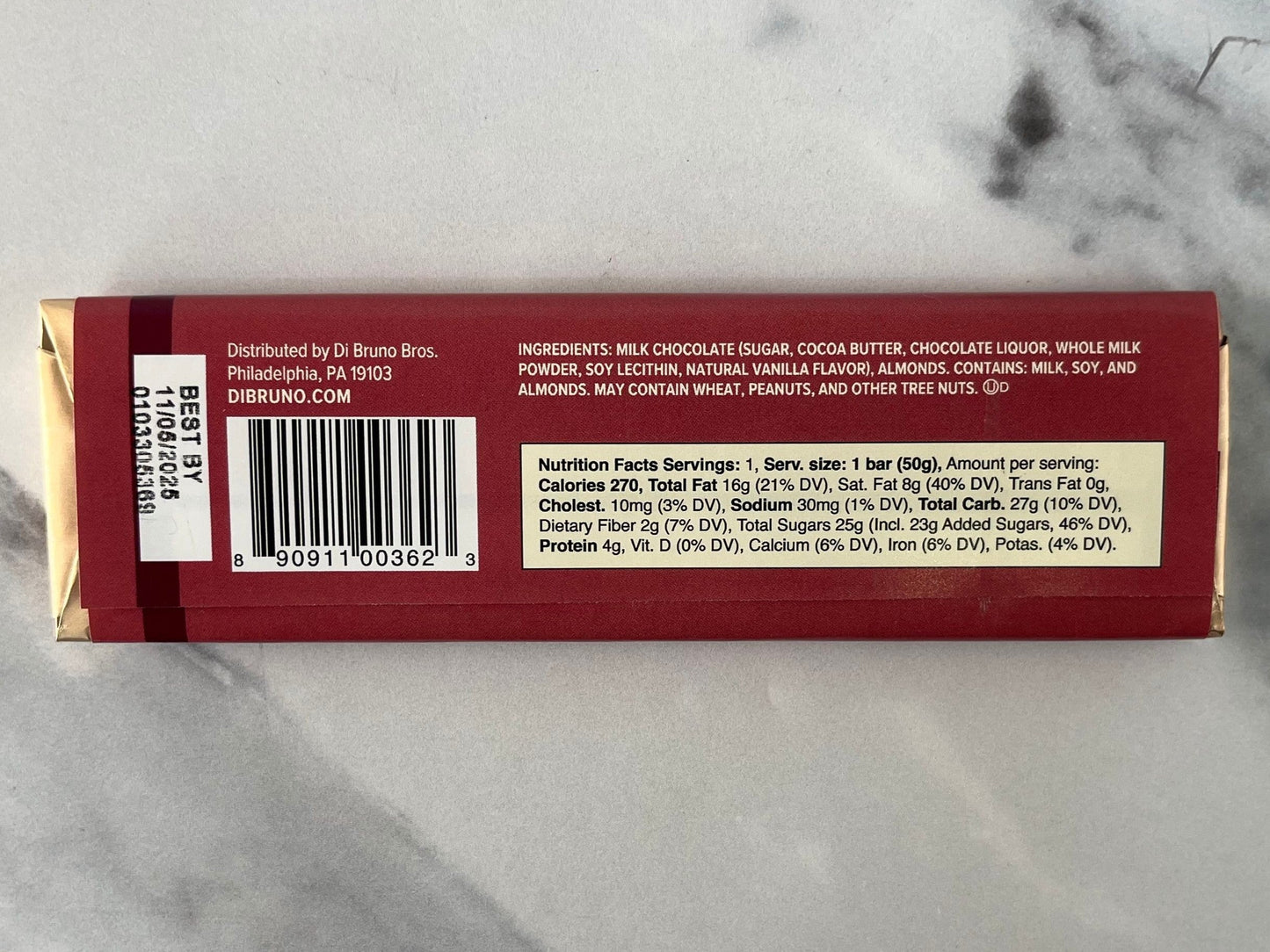 Milk Chocolate Roasted Almond Bar
