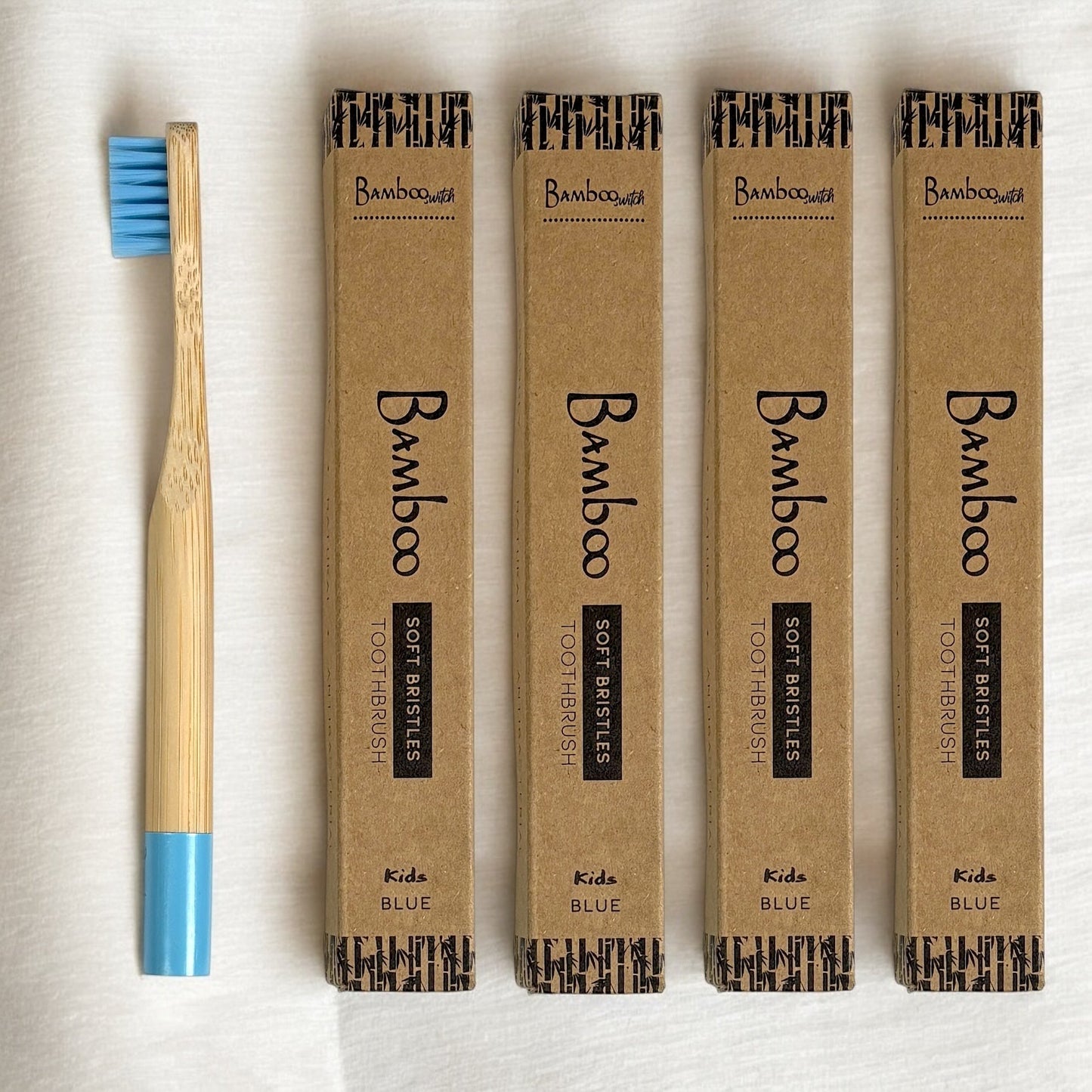 Bamboo Kids Toothbrush | Round Handle