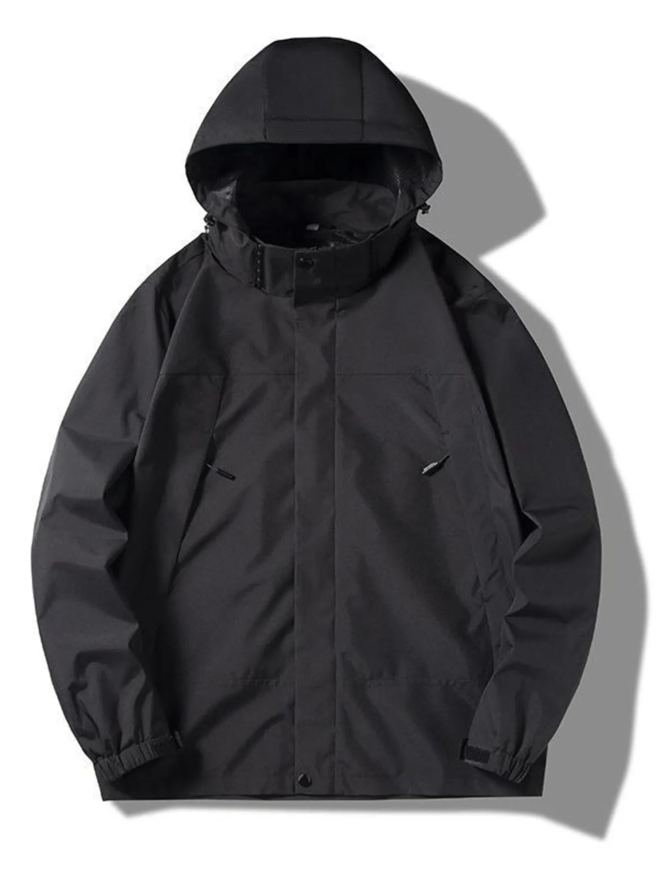 Men's Plus Size Casual Lightweight Hooded Jacket
