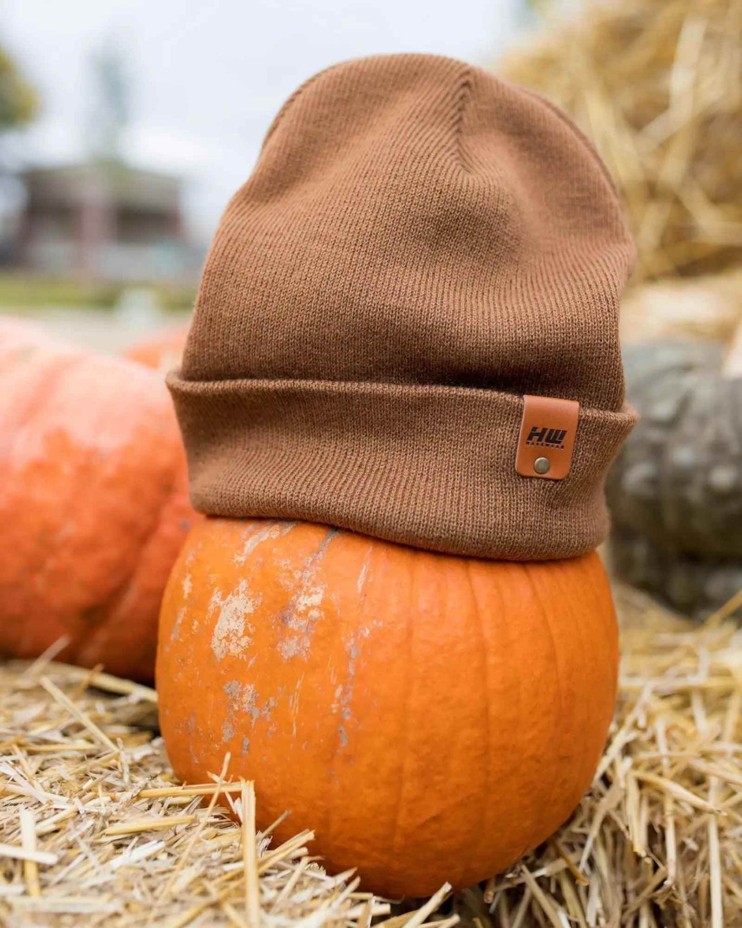 Classic Cuffed Beanie, Camel Brown
