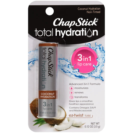 ChapStick Total Hydration Coconut Lip Balm - 0.12 Oz