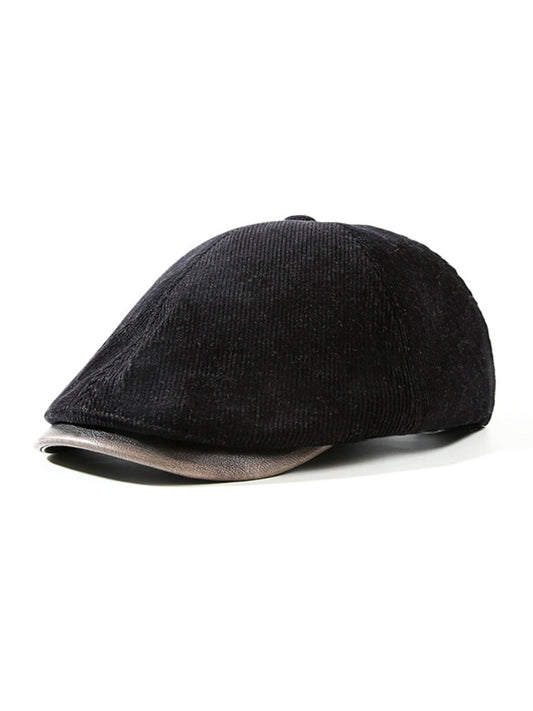 Vintage Corduroy Newsboy Cap