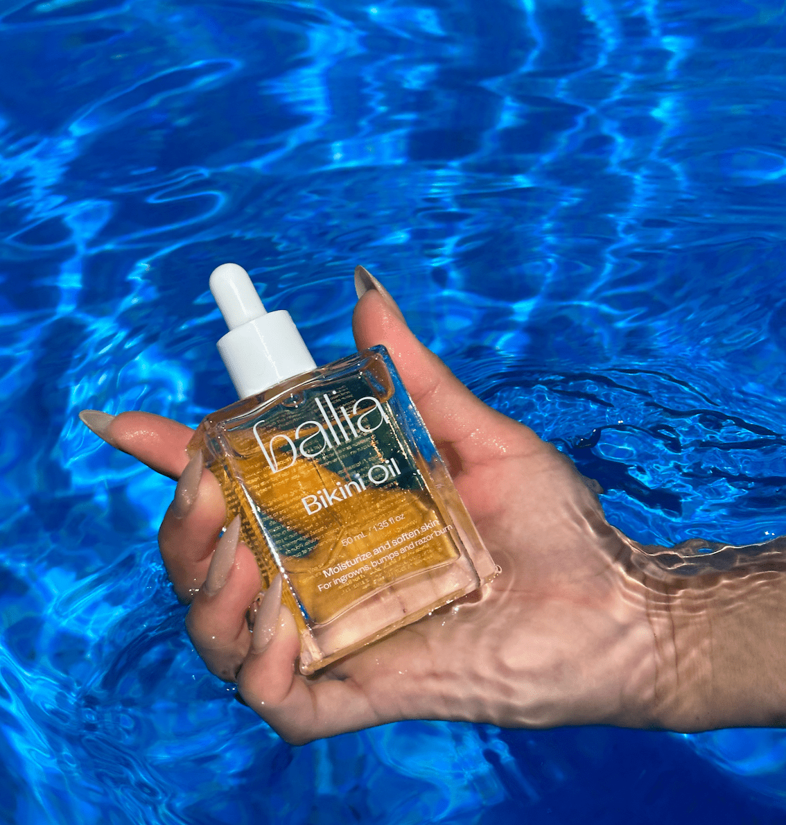 Bikini Oil, Ingrown Hair Oil for Bikini Line, Underarms, Legs & More – Soothes Razor Bumps, Prevents Ingrowns, Reduces Redness & Irritation