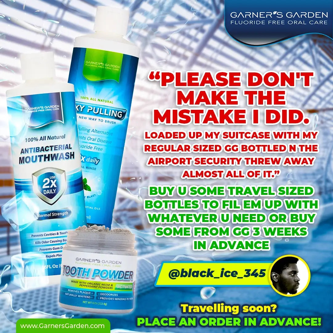 Travel Sized Oral Care Trio | Trio | H2O2 | Fluoride Free