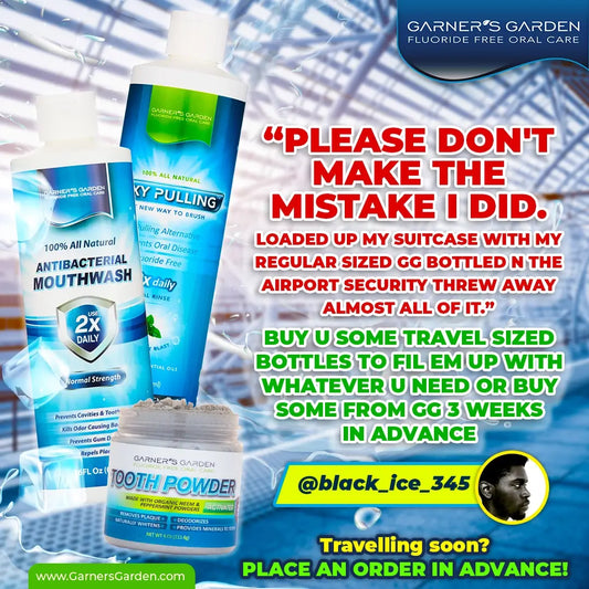 Travel Sized Oral Care Trio | Trio | H2O2 | Fluoride Free