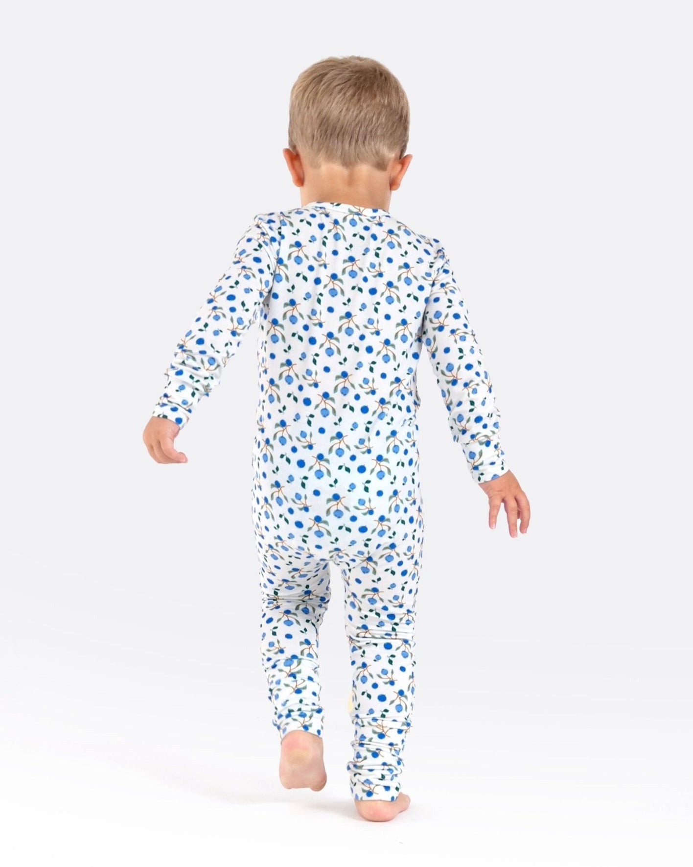 Blueberry Romper Bamboo Pajamas