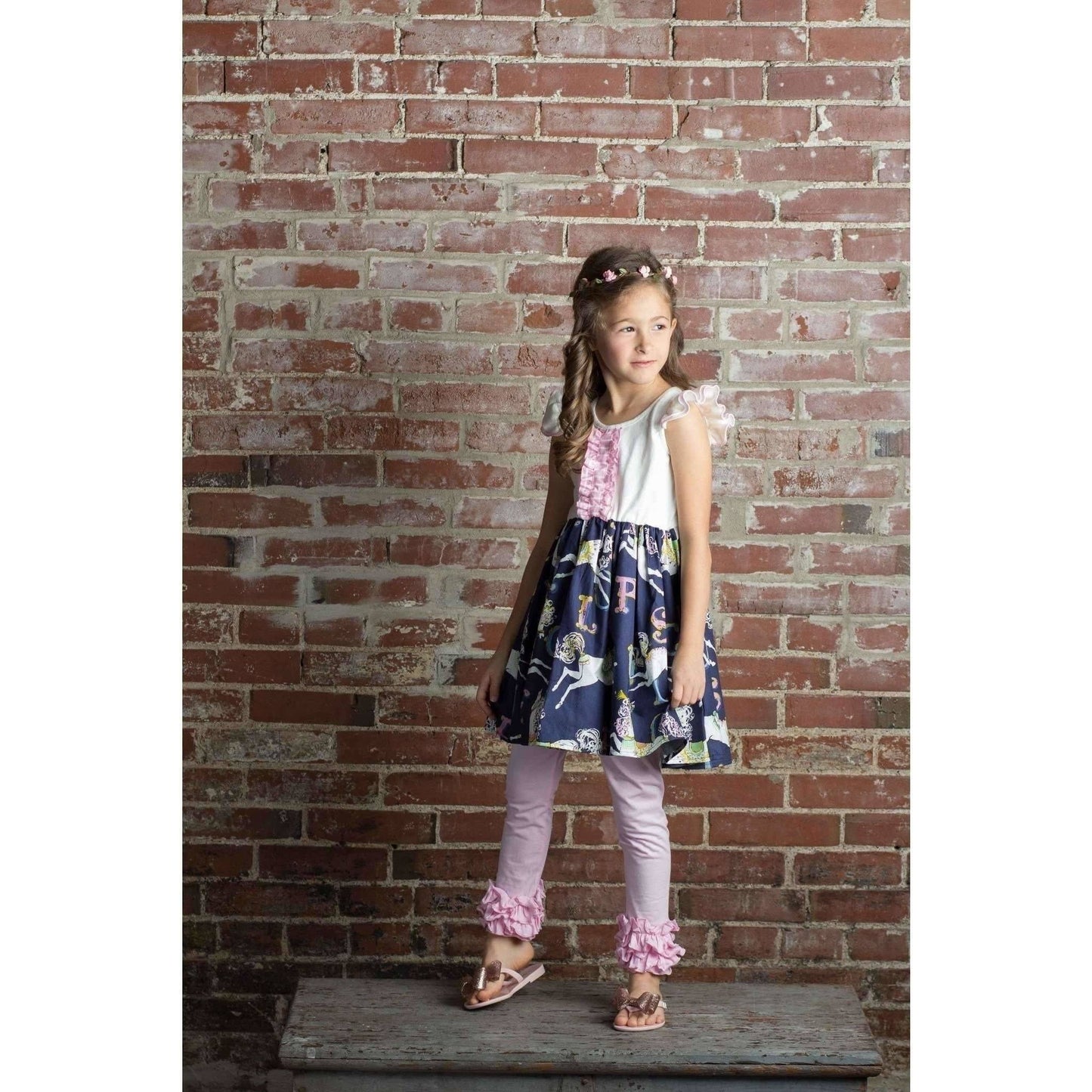 Girls Ruffled Icing Pants