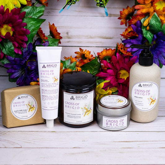 Cross of Brigid Natural Hand Lotion - Heather, Rose, Narcissus, and Vetiver - An Imbolc Offering