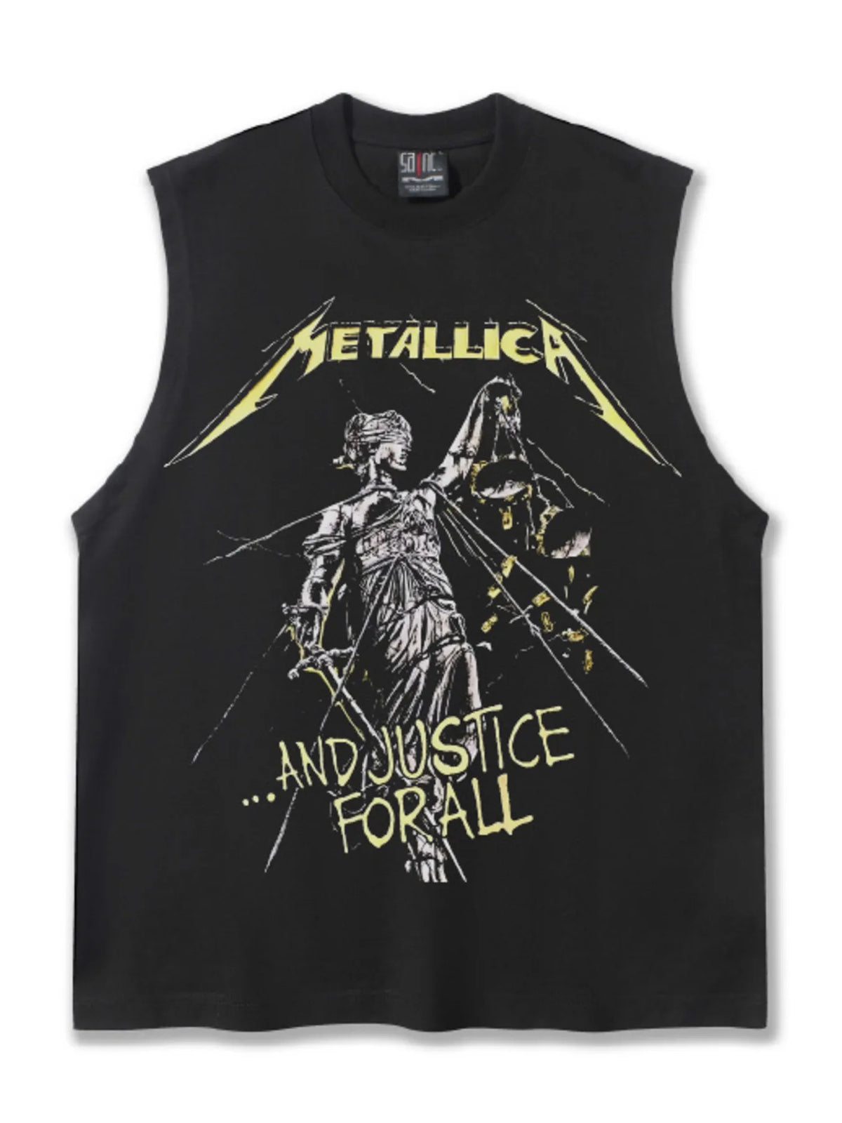 Men's Graphic Round Neck Tank Top