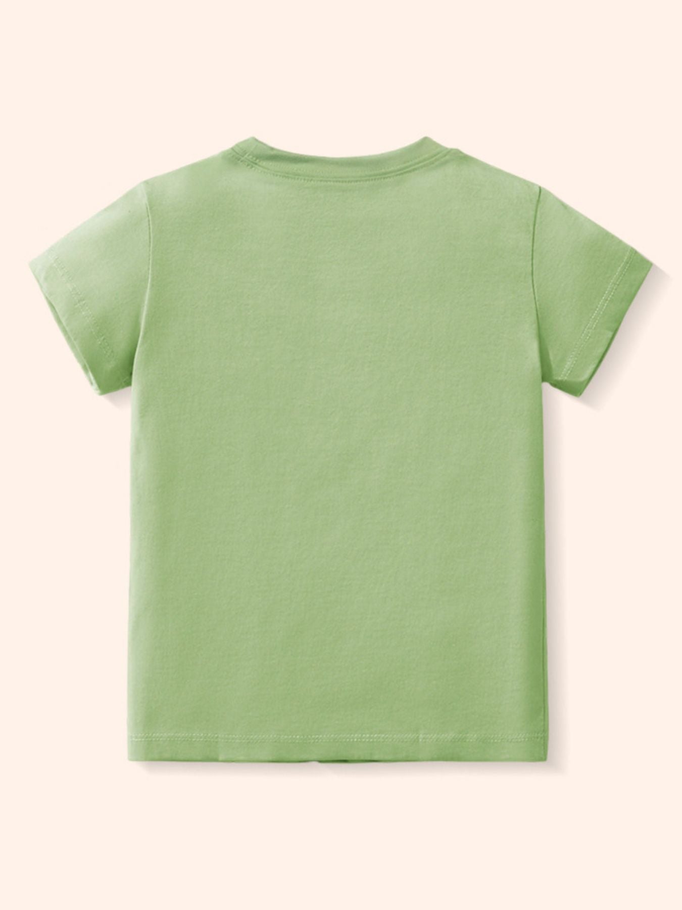 Children's Animal Graphic Crew Neck T-Shirt