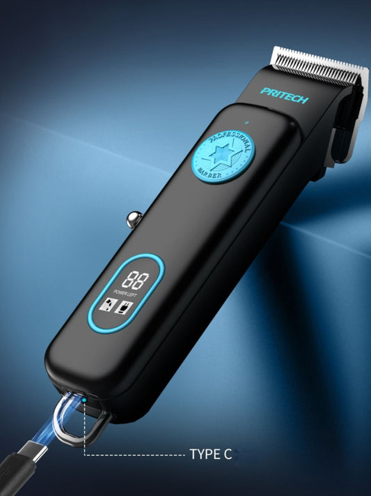 Cordless Hair Clipper with LED Display