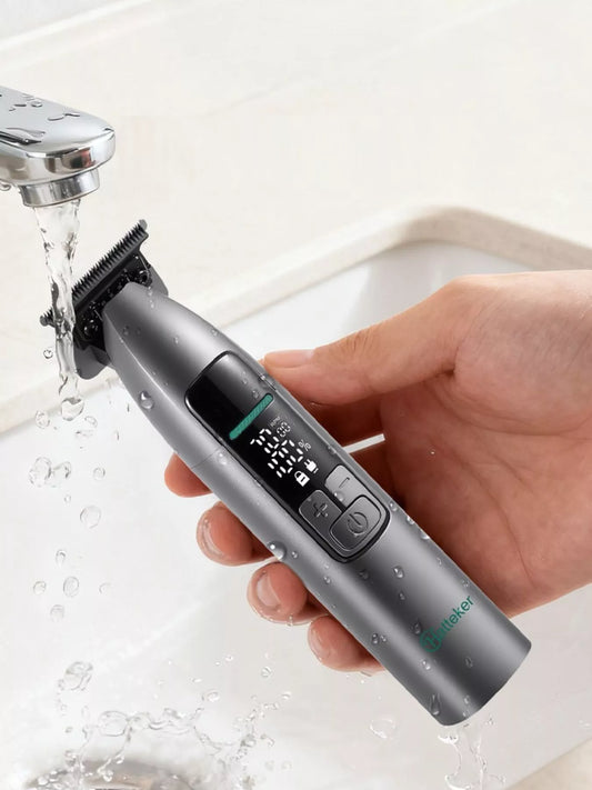 Cordless Hair Clipper with LED Display