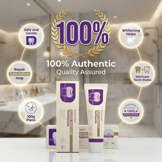 Kreain Nature Daily Oral Care Toothpaste, Hydroxyapatite Formula, Natural Ingredients, Sensitive Teeth Soothing Gentle Care, Whitening, Stain Repair & Elimination