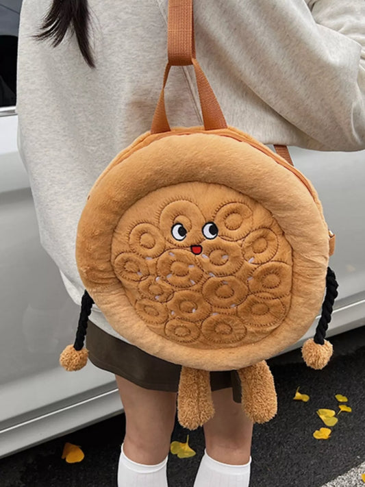Cartoon Plush Backpack Bag