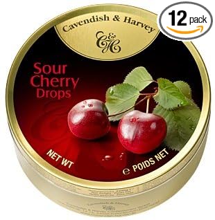 Cavendish & Harvey - Fruit Tin Cherry - Case Of 12 - 12 Oz