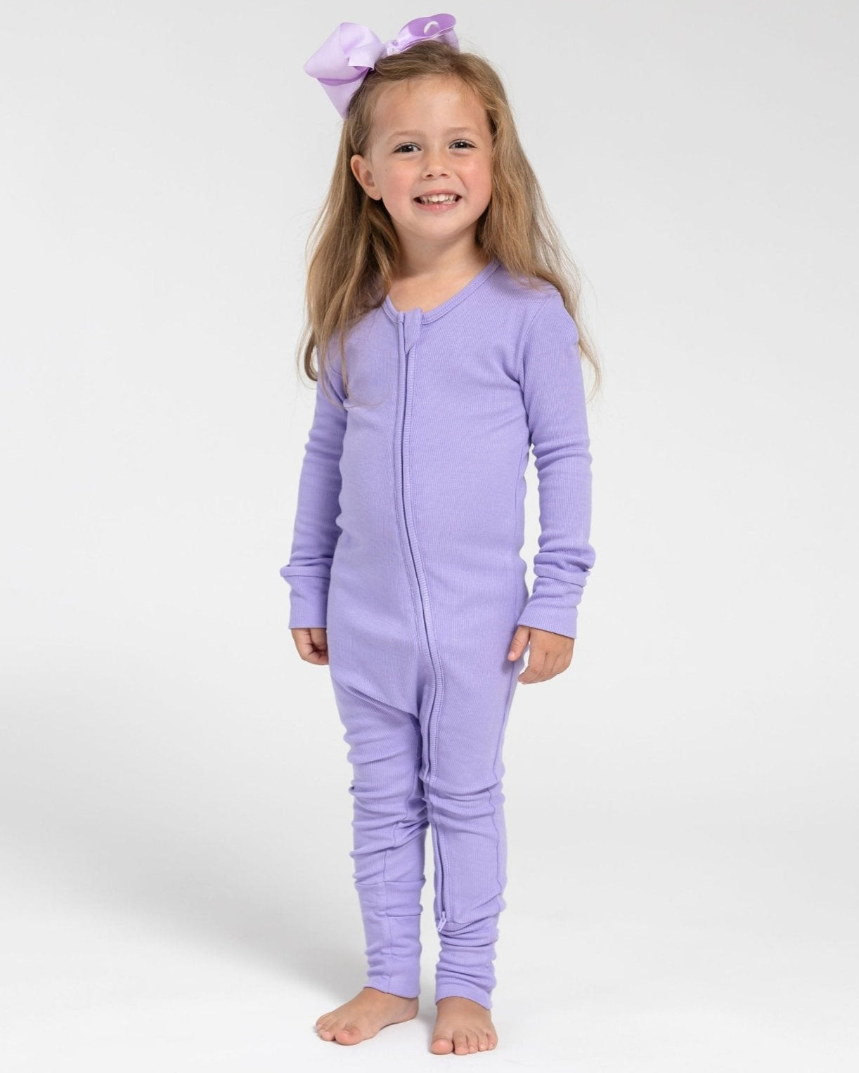 Bamboo Romper for Baby in Lavender