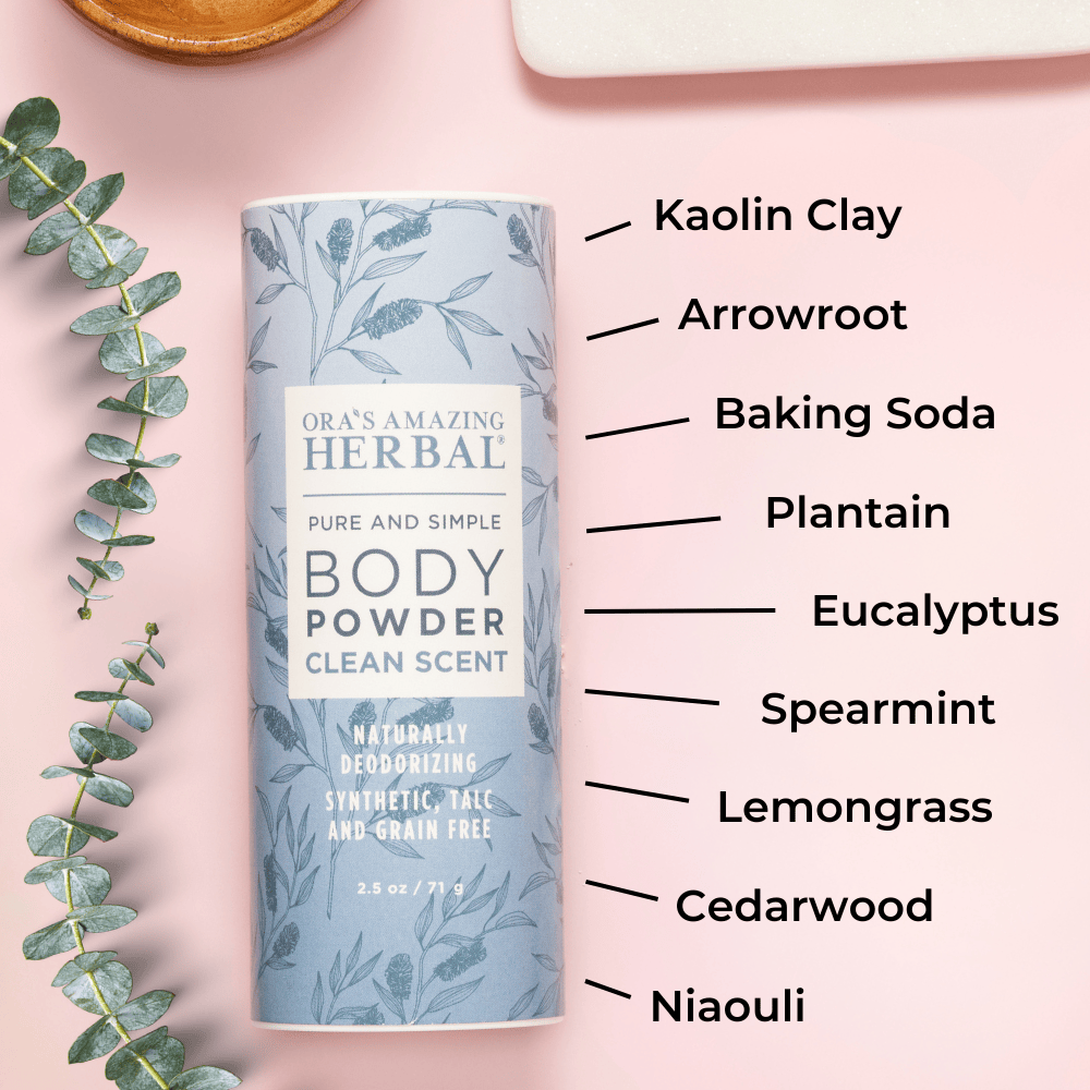 Talc Free Body Powder, Clean Scent