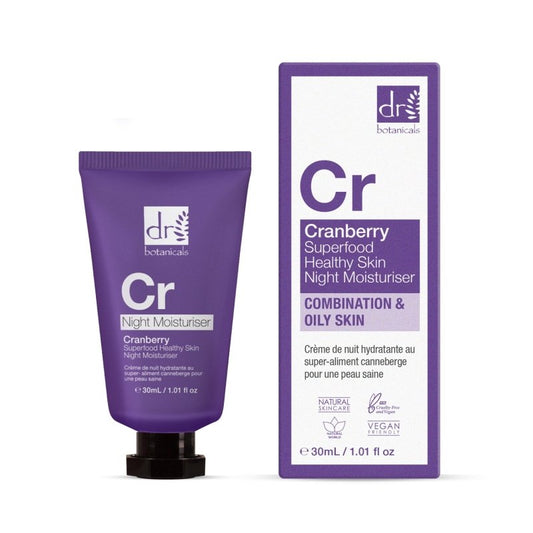 Cranberry Superfood Healthy Skin Night Moisturiser 30ml