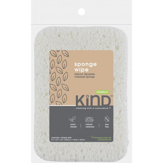 Casabella Kind Plant-Based Sponge Wipes (48-Pack)