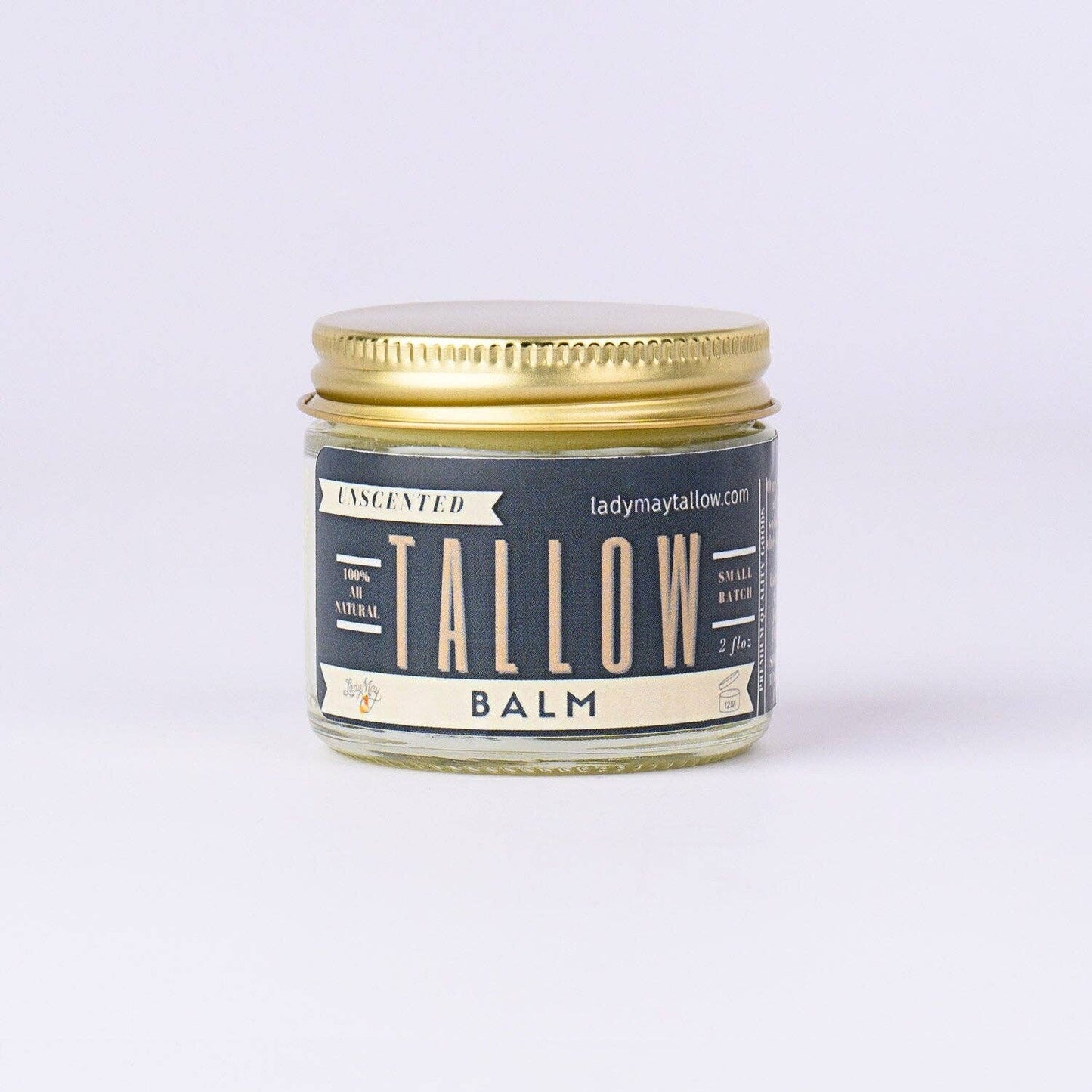 Unscented Tallow Balm – All-Natural Beef Tallow Moisturizer