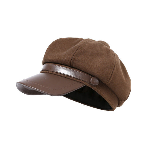 Vintage Octagonal Beret Hat