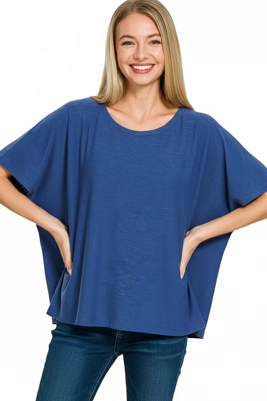 Zenana Round Neck Short Sleeve T-Shirt