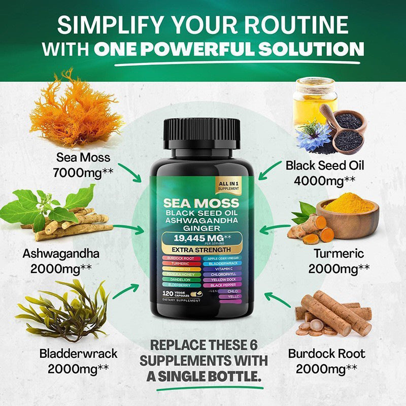 Seamoss And Shilajit Capsules
