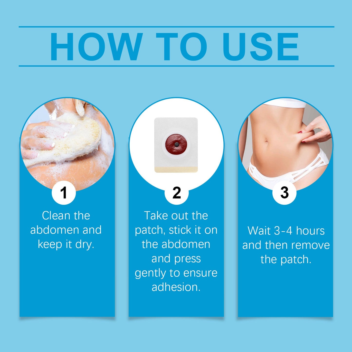Wiyun Body Care Patch, Gentle Maintenance Of The Body Light Moisturizing Skin Show A Beautiful Body