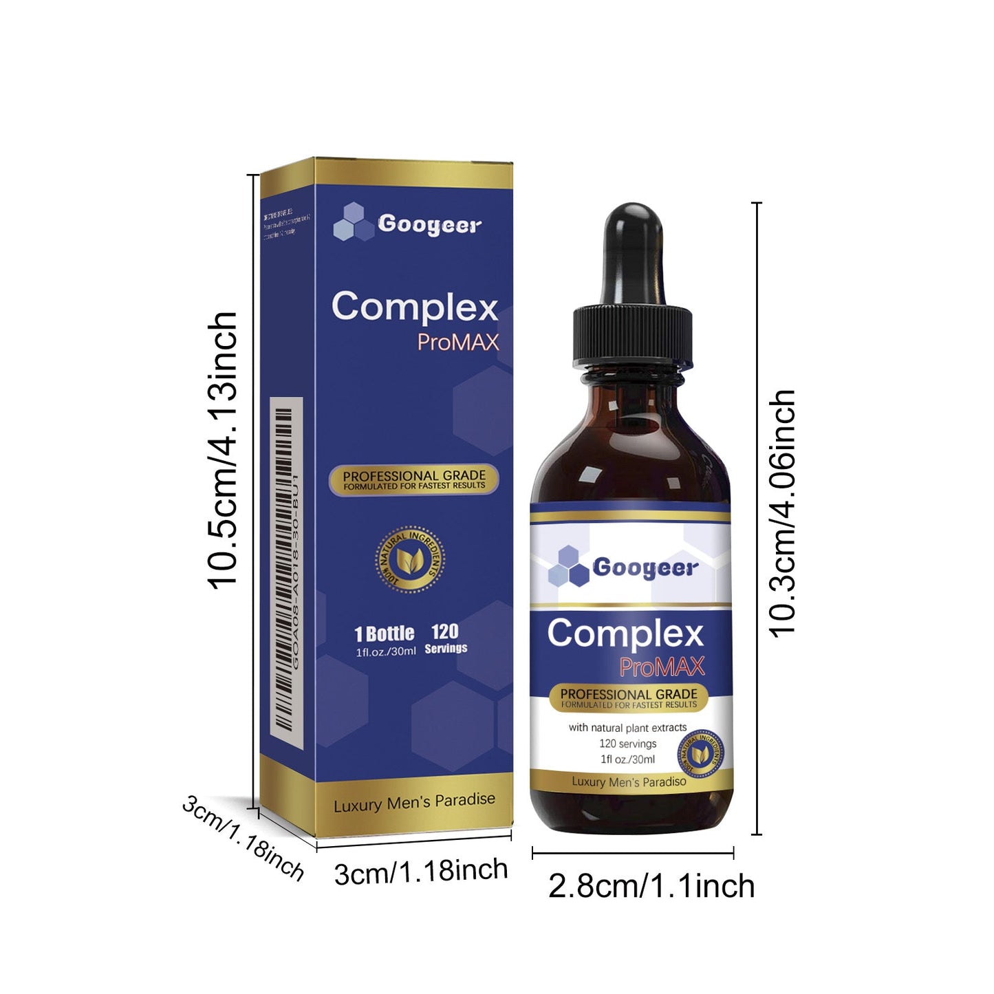 Men Vitality ProMAX Drops, Natural Epimedium & Damiana Leaf Male Support Liquid 30ml