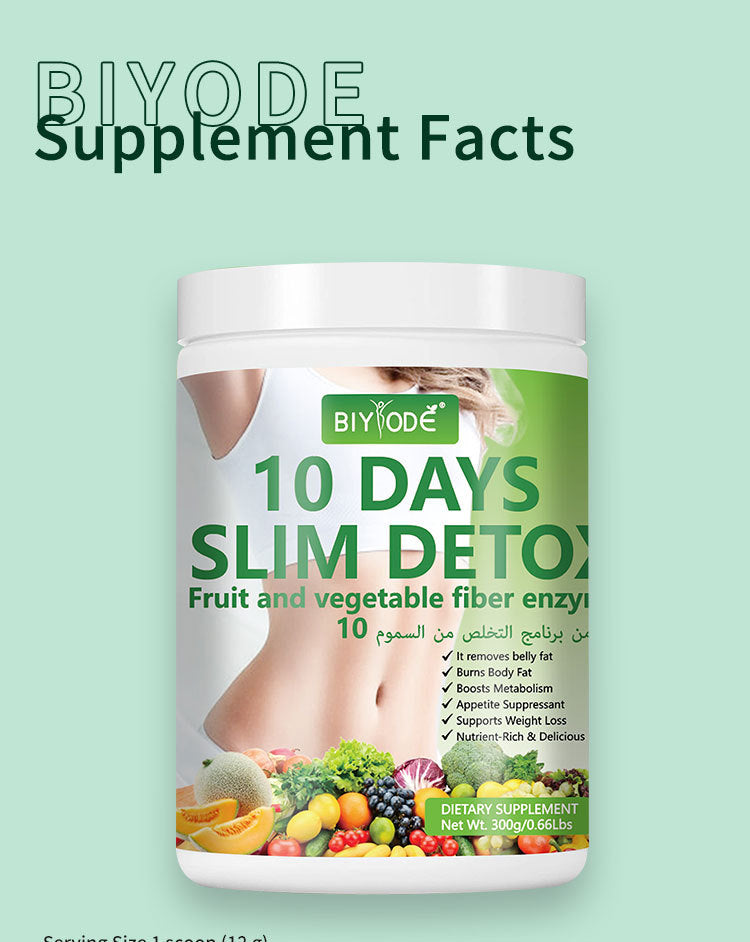 Detox Body Slim Plus Fat Burner Tea BIYODE Slimming Drink