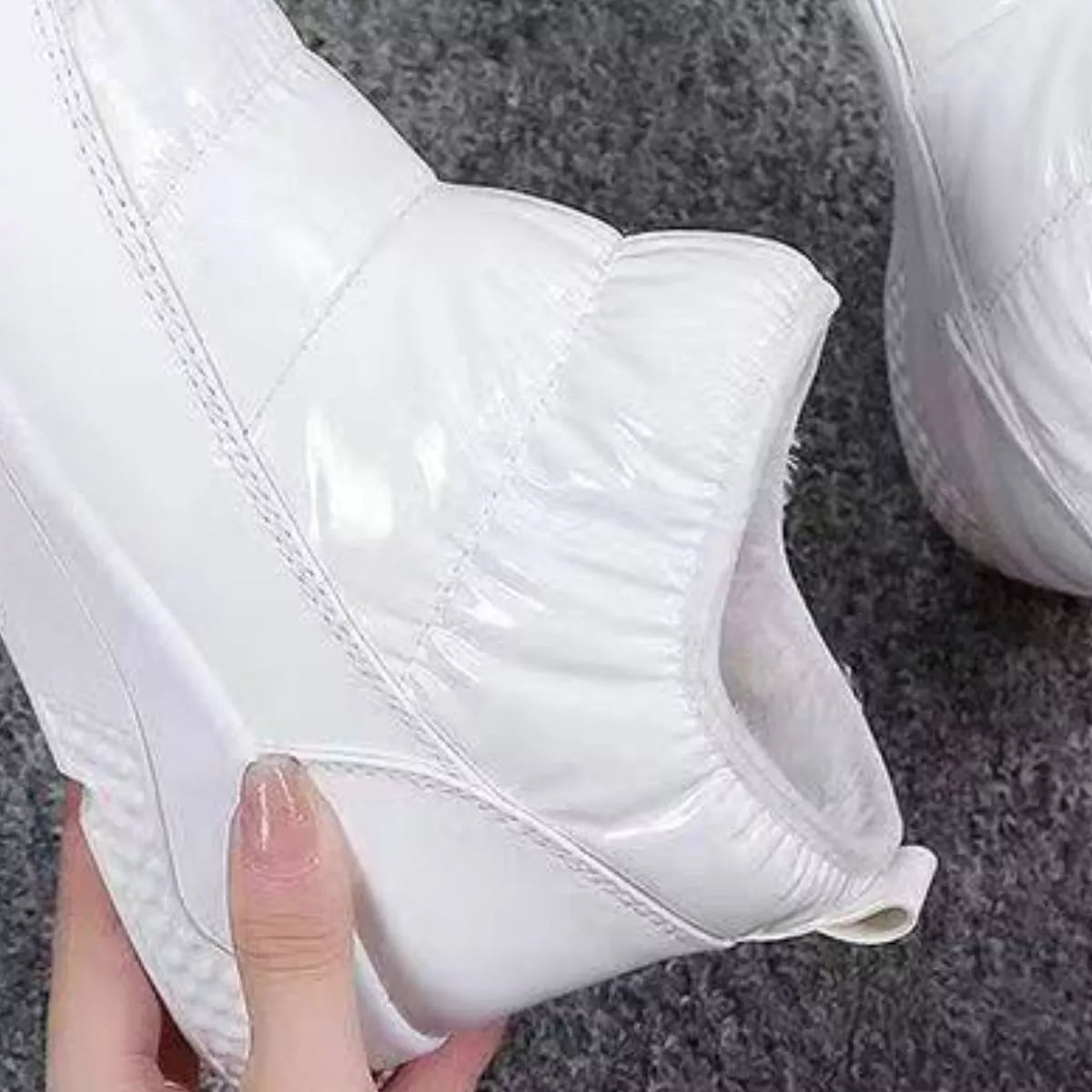 Warm Round Toe Boots
