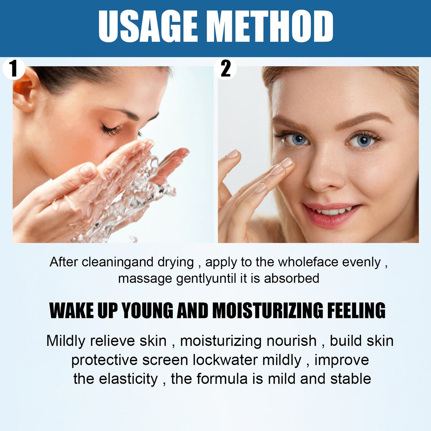 OUHOE Hydrating And Moisturizing Sleep Frozen Mask, Shrink Pores Brightens Skin, Refreshes And Moisturizes Spread Mask